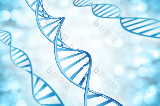 放大的 Dna <strong>分子</strong>遗传绞线