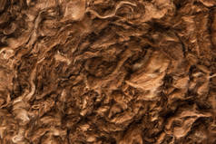 棕色绒毛纹理背景，顶部视图