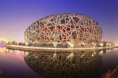 暮光之城观的北京奥林匹克体育场