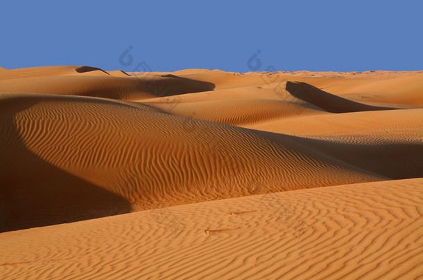 在<strong>沙漠</strong>里的沙丘