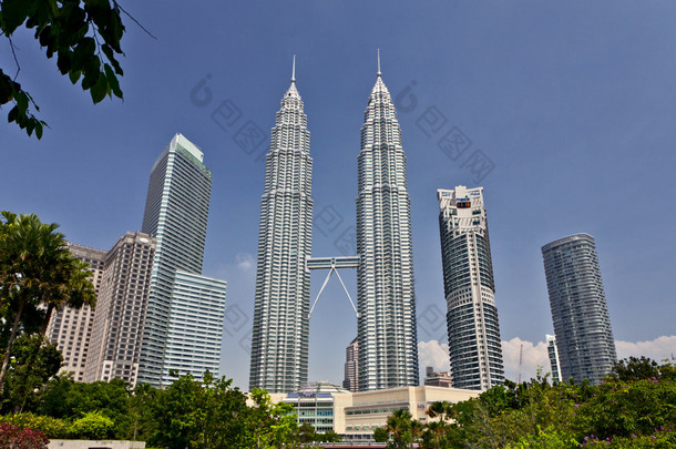 国油双峰塔在吉隆坡，<strong>马来西亚</strong>