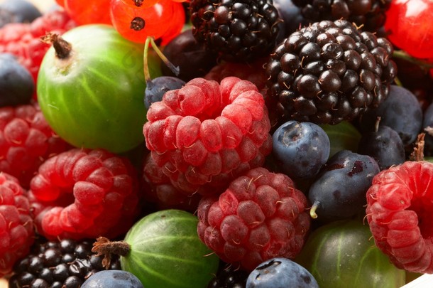 水果混合、 莓果
