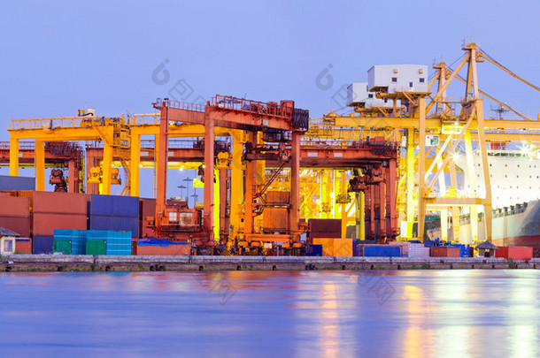 港口码头全景产业