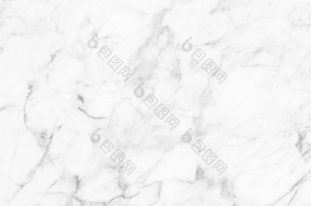 白色（灰色）大理石质地背景，设计用大理石的详细结构.
