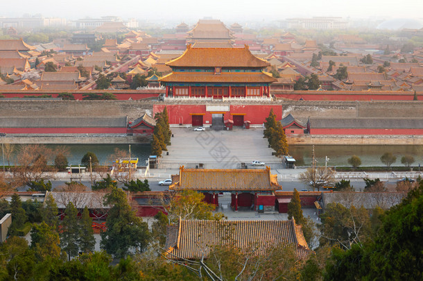 紫禁城。北京中国