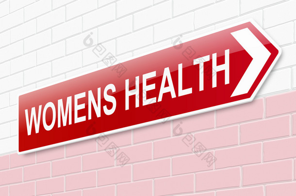 妇女健康标志.