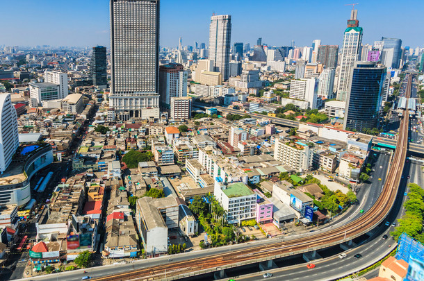 城市风景的曼谷 