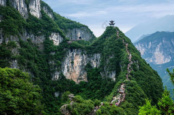 重庆云阳龙滩国家地质公园峡谷地貌