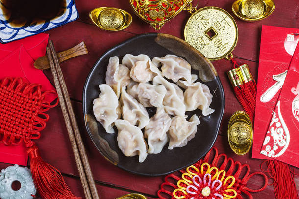 中国<strong>饺子</strong>新年食品, <strong>春节</strong>食品传统