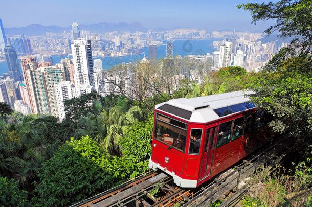 香港山顶缆车