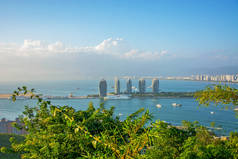 三亚城市全景, 城市的最高点, 凤凰岛.