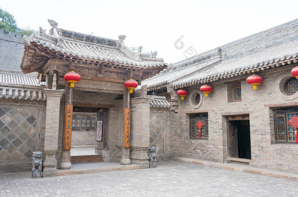山西中国-2015 年 8 月 29 日︰ Dayuan(Folk Museum) 谷城。山西省临汾市著名的历史古迹.