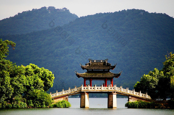 中国西部湖、 杭州市亭桥