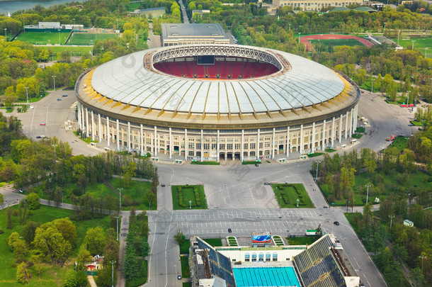 在莫斯科，俄罗斯体育场 luzniki