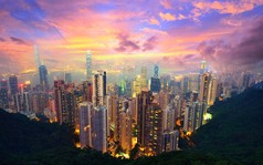太平山顶的香港
