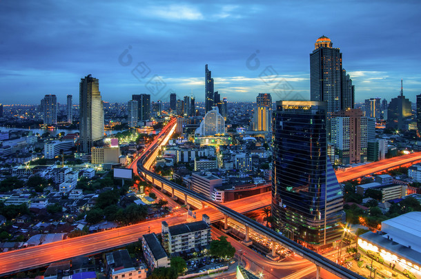 曼谷城市夜景