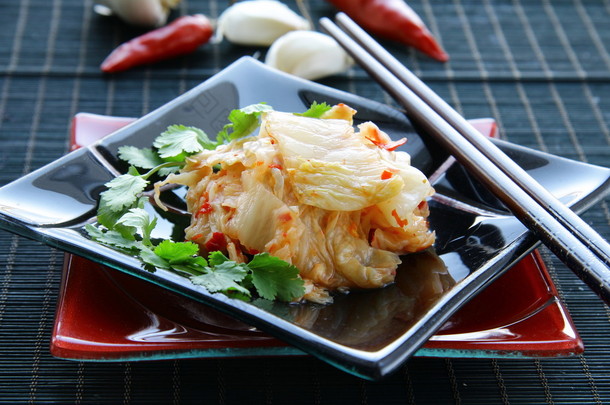 韩国食品韩国泡菜传统沙拉