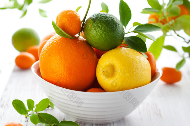 混合柑橘果实