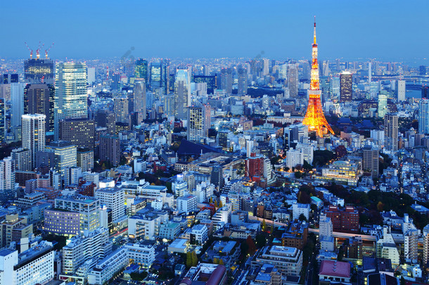 东京的夜景