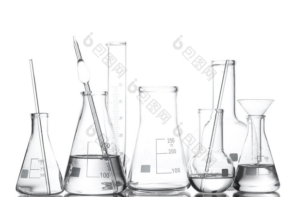 不同实验室玻璃器皿用水和空用反射隔离