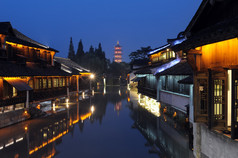 中国建筑夜景