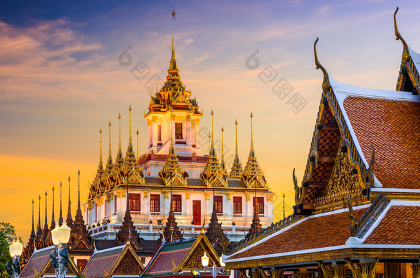 曼谷的 Wat Ratchanatdaram
