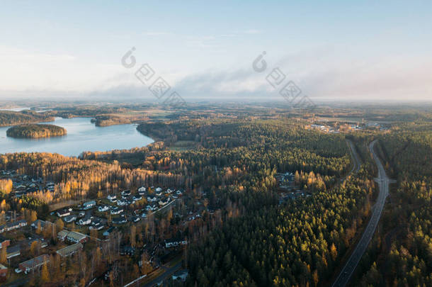 芬兰的Hiidenvesi湖，Nummela