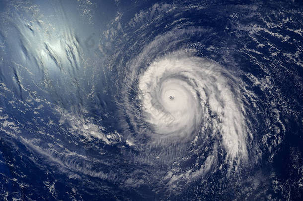 海上热带气旋 - 3d 插图