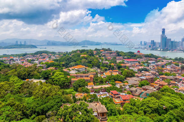 中国、亚洲厦门鼓浪屿风景