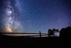 繁星点点的天空