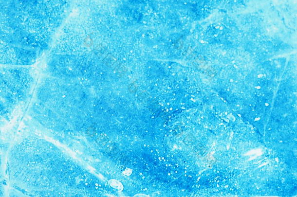 蓝色抽象，基底的抽象背景，蓝色冰
