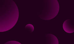 紫色深色抽象背景上的紫色圆形渐变.现代平面设计元素.