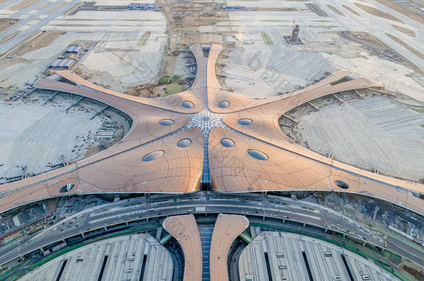 北京大兴国际机场鸟图, 正在中国北京建设, 2019年1月4日