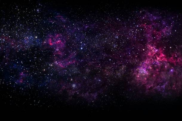 黑洞，行星和星系，科幻小说壁纸。深空之美宇宙中数十亿的星系宇宙<strong>艺术背景</strong>