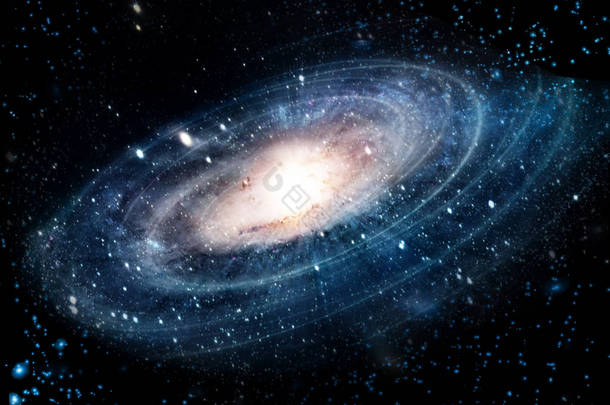 星云和宇宙中的星系美国航天局提供的这一图像的要素.