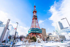 日本北海道札幌-2019年2月2日美丽的建筑