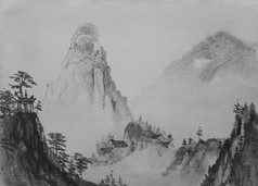 中国绘画山