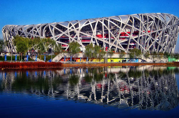 鸟巢国家体育场北京
