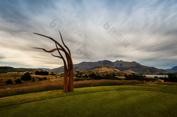 箭镇高尔夫球场艺术新西兰