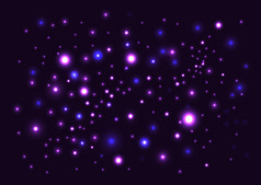 紫色抽象银河