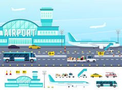 机场平面样式图