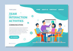 团队互动活动 人员会议网站