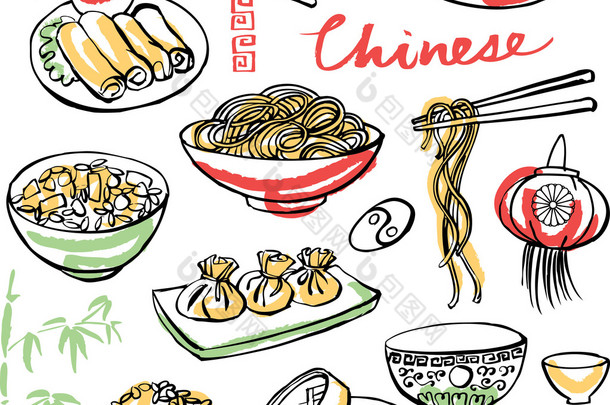中国食品图标