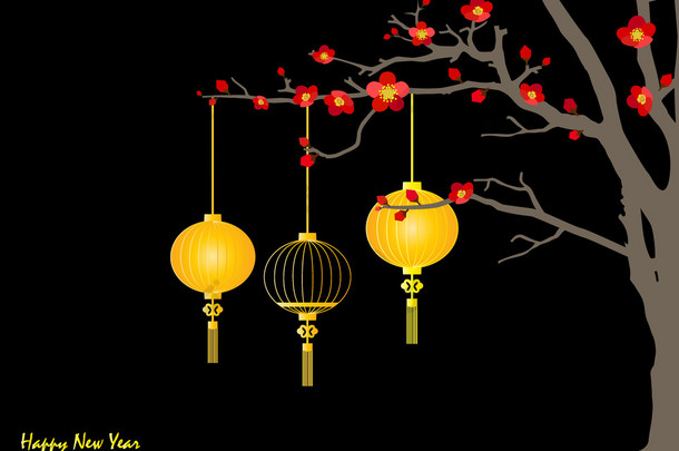 中国传统宫灯，大将带来好运和和平