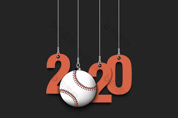 2020年新年和棒<strong>球球</strong>挂绳