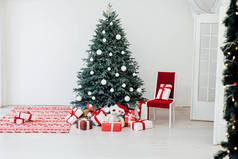 圣诞树，装饰精美，过年，过冬背景