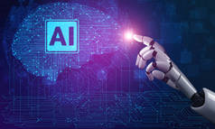 三维渲染人工智能人工智能对机器人和机器人的研究，为人类的未来生活服务。计算机脑数字数据挖掘与机器学习技术设计.