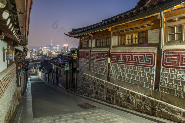 首尔，韩国在北村韩历史区.