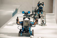 机器人和恐龙从机器人构造器中获得的样本. 