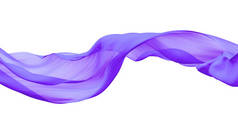 流布紫色波,3D 渲染